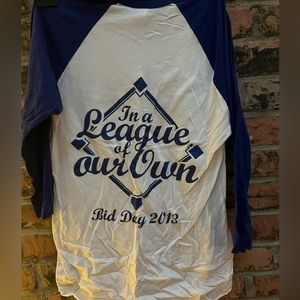 Alpha delta pi in a league of their own bid day shirt